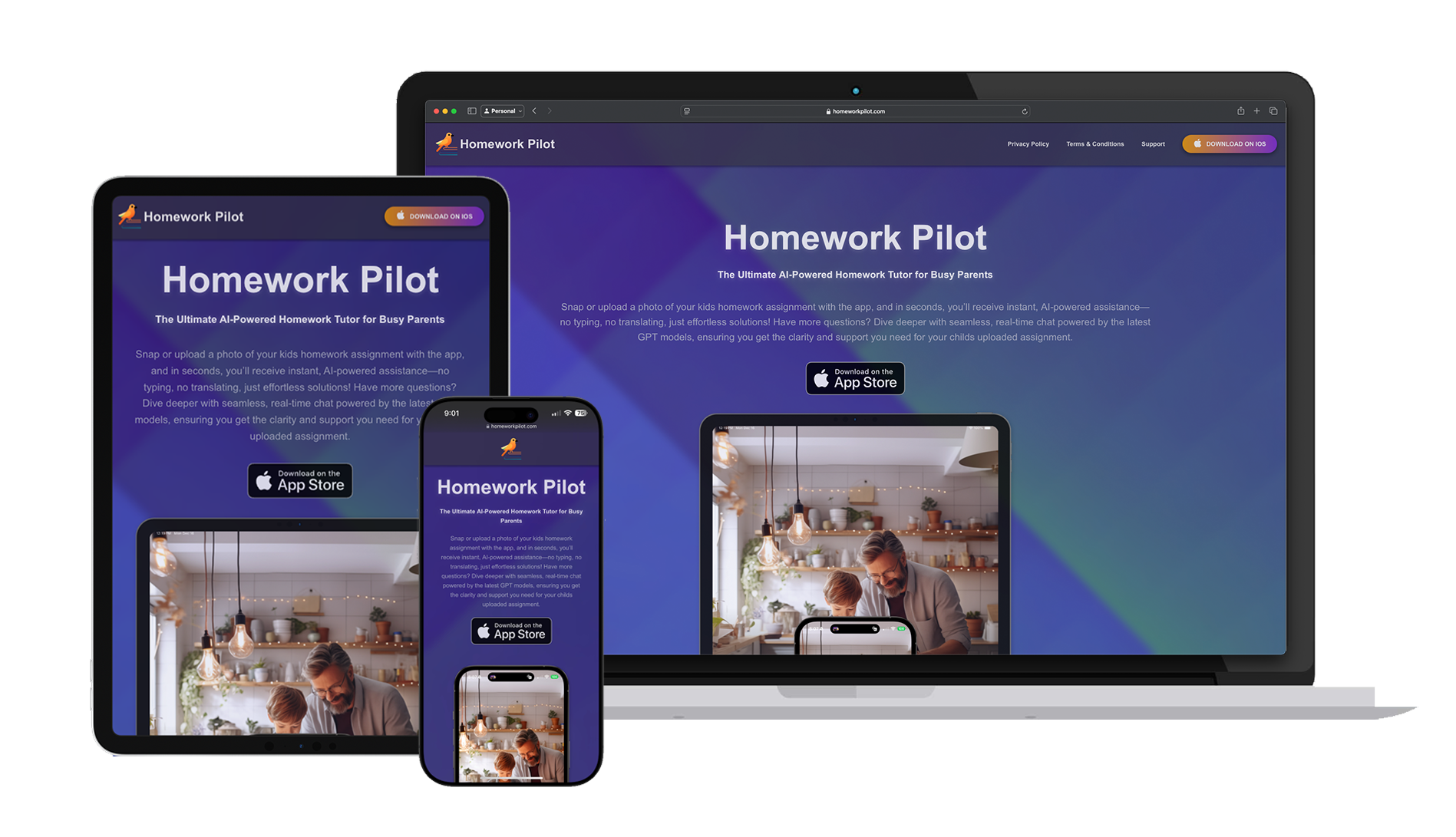 Homework Pilot app preview